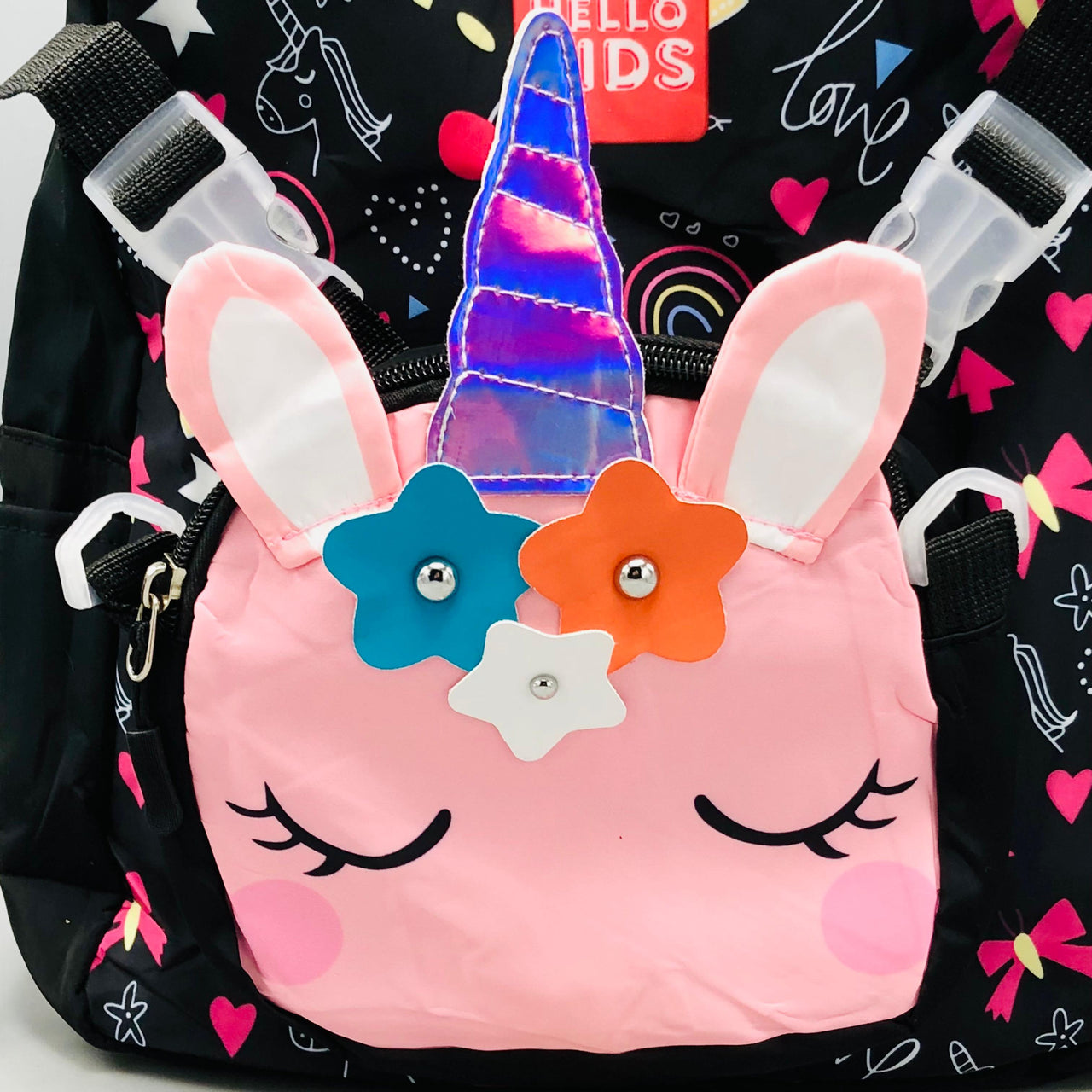 12* Inches Unicorn Themed Kids School Bag With Pocket