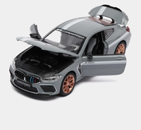 1:32 Diecast BMW M8 With Acrylic Display Box - Gray