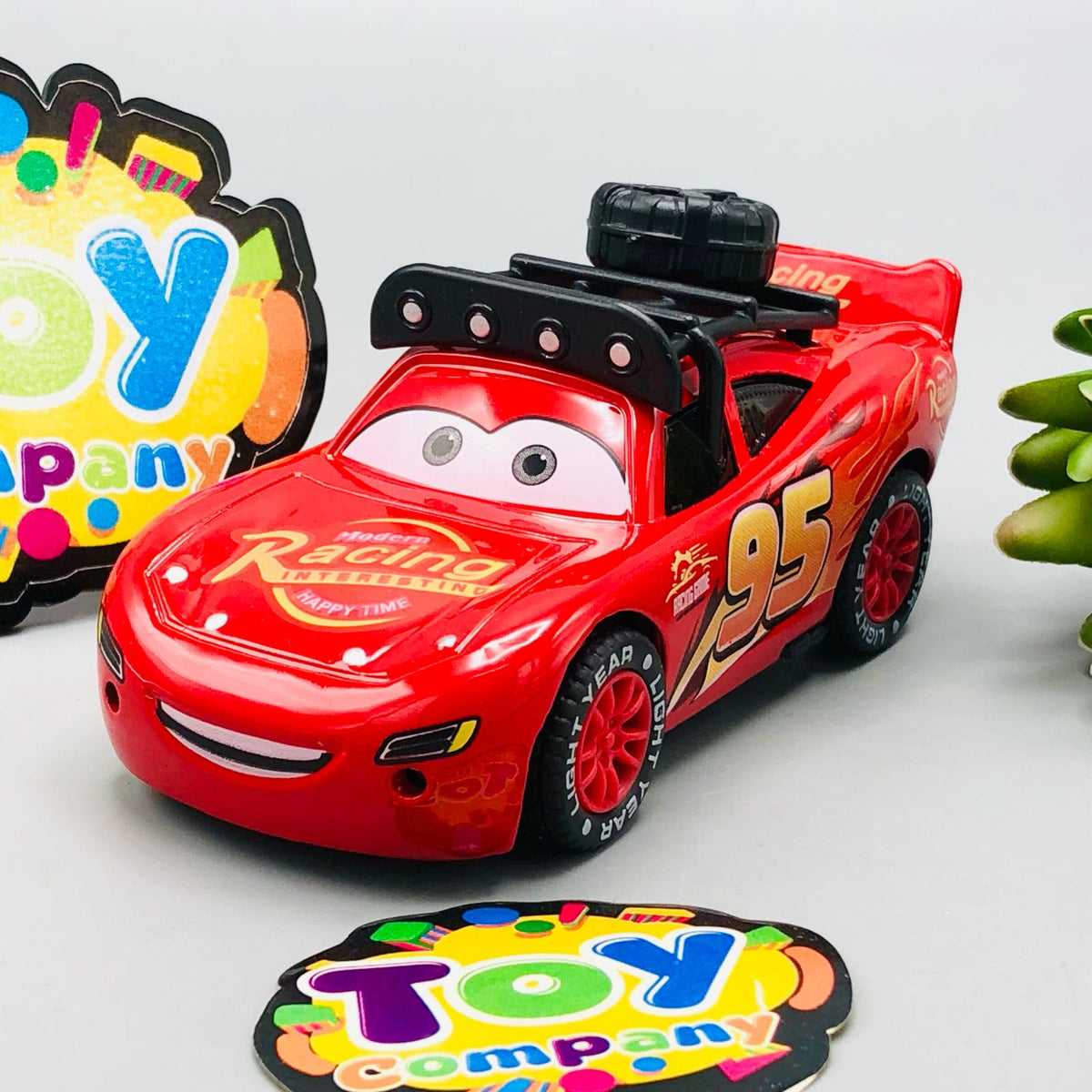 1Pc Diecast Mini McQueen Off-Road Car With Light & Sound