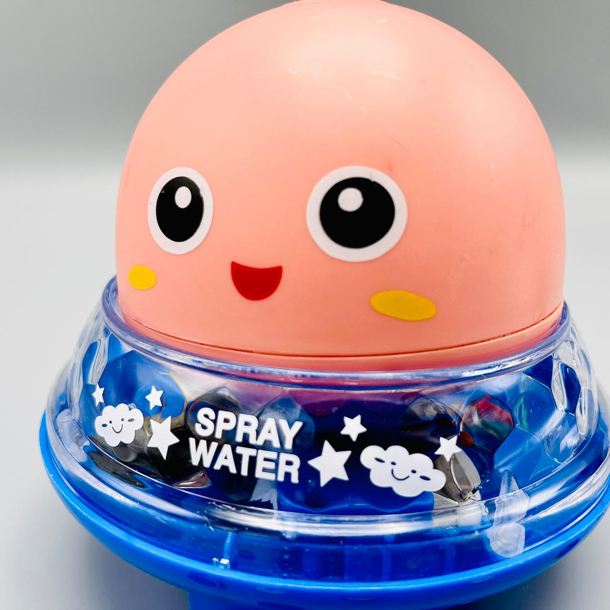 Baby Bath Spray Water Fish & UFO Car Base