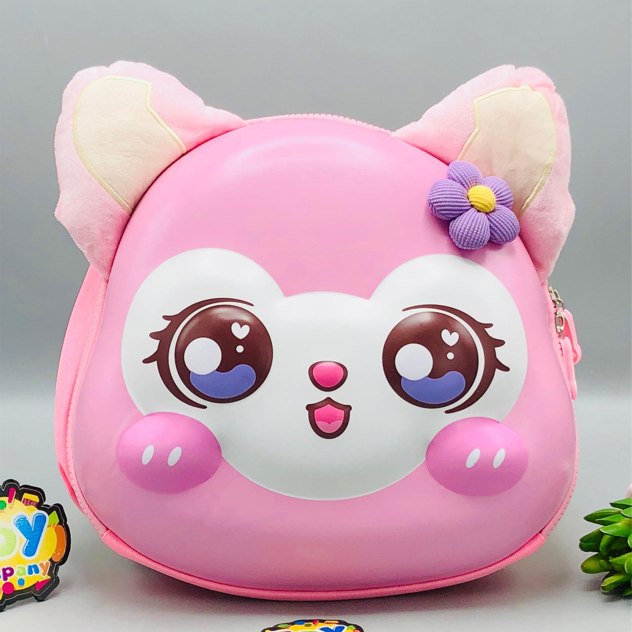 Kitty 3D Shell Kids Picnic Backpack
