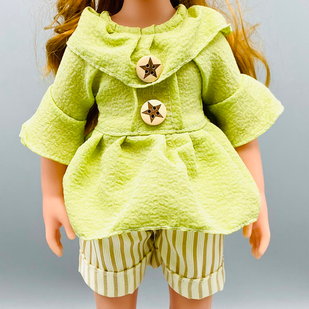 13.5* Inches Premium Lime Green Sailor Doll
