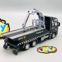 1Pc Alloy Pullback Trailer Truck
