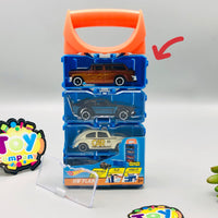 4Pcs Hot Wheel Diecast Cars with Display Racks - Damaged