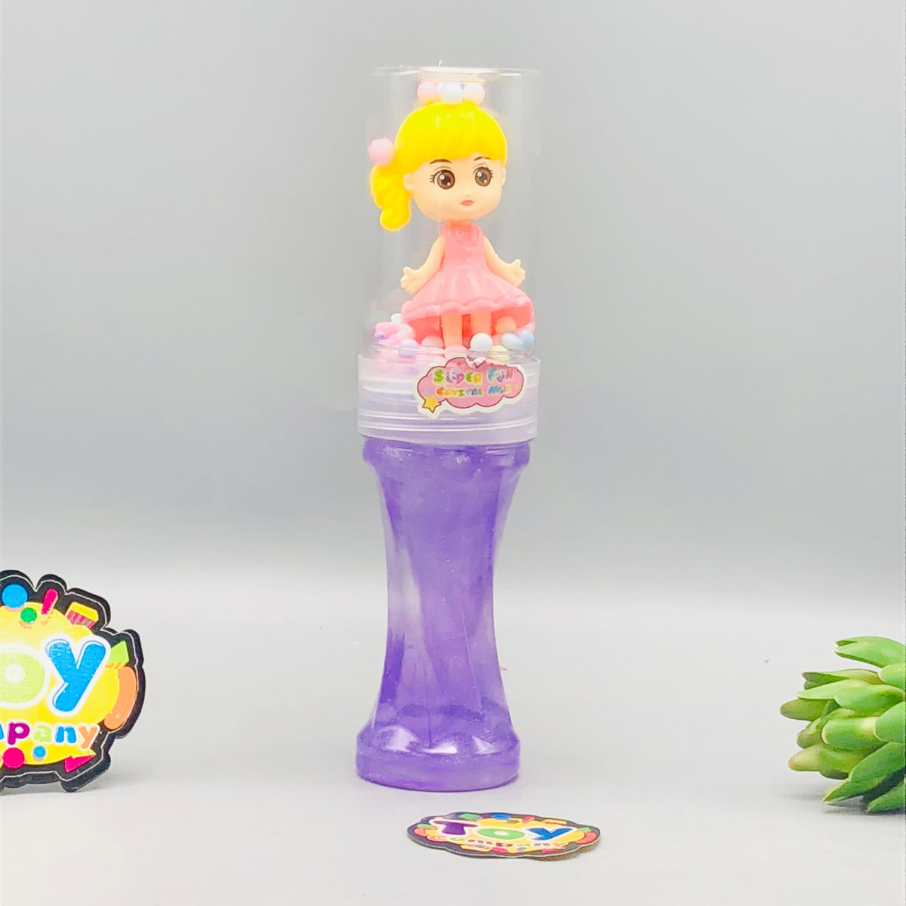 1Pc Mermaid Snowflake Crystal Slime Mud Bottle