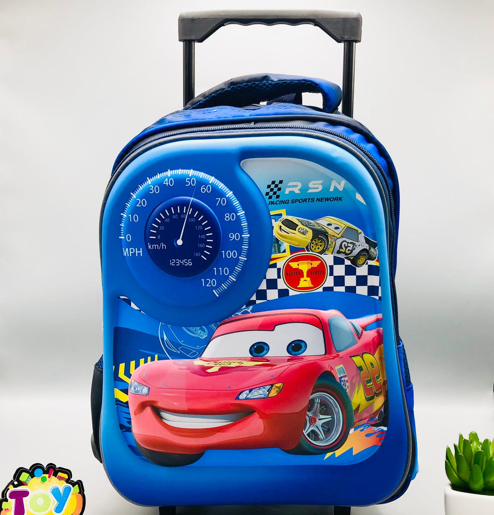 12* Inches Premium McQueen Trolley School Bag