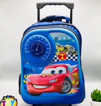 12* Inches Premium McQueen Trolley School Bag
