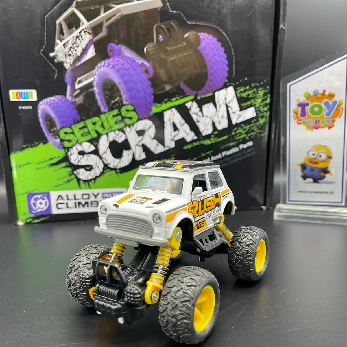 Alloy Metal Scrawl Series 4 x 4 Climbing Car