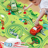 13Pcs DIY Track Electronic Vehicle Puzzle Set