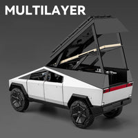 1:32 Diecast Tesla Camping Cybertruck With Bike