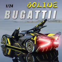 1:24 Diecast Bugatti Bolide Model Car With Smoke