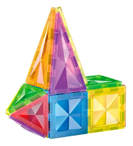 16Pcs Magic Magnetic Colorful Building Blocks