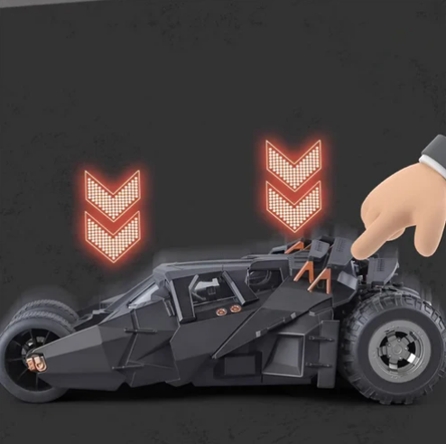 1:18 Diecast Batman Model Car With Smoke