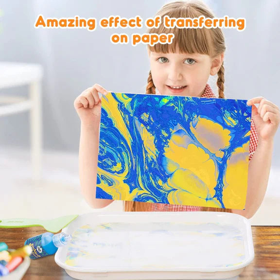 DIY The Master Of The Ebru Water Marble Painting