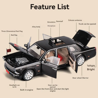 1:24 Diecast HongQi L9 Luxury Limousine Model