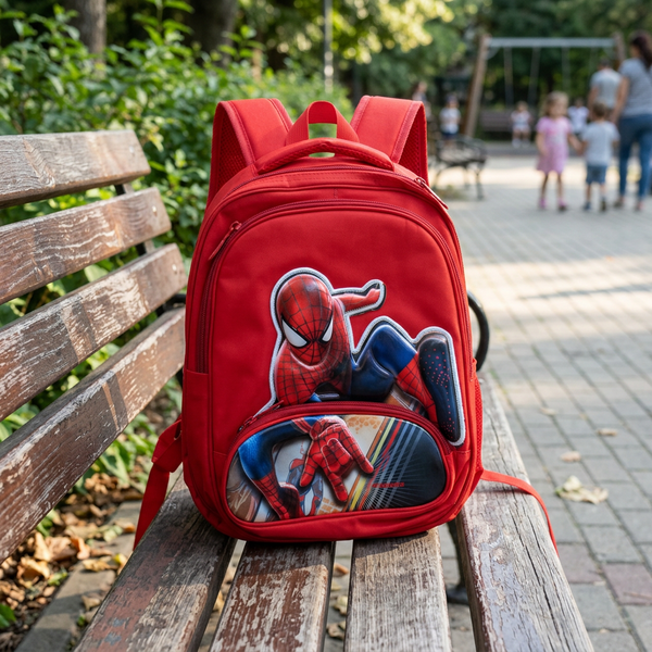 13 Inch Spiderman Theme Backpack