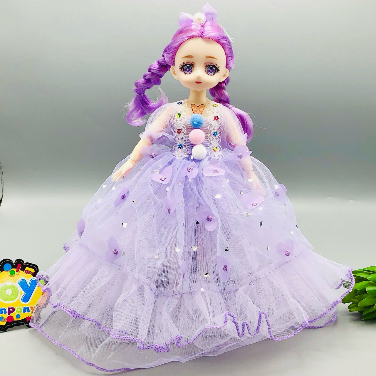 11* Inches Fairy Dress Barbie Doll With Light & Music