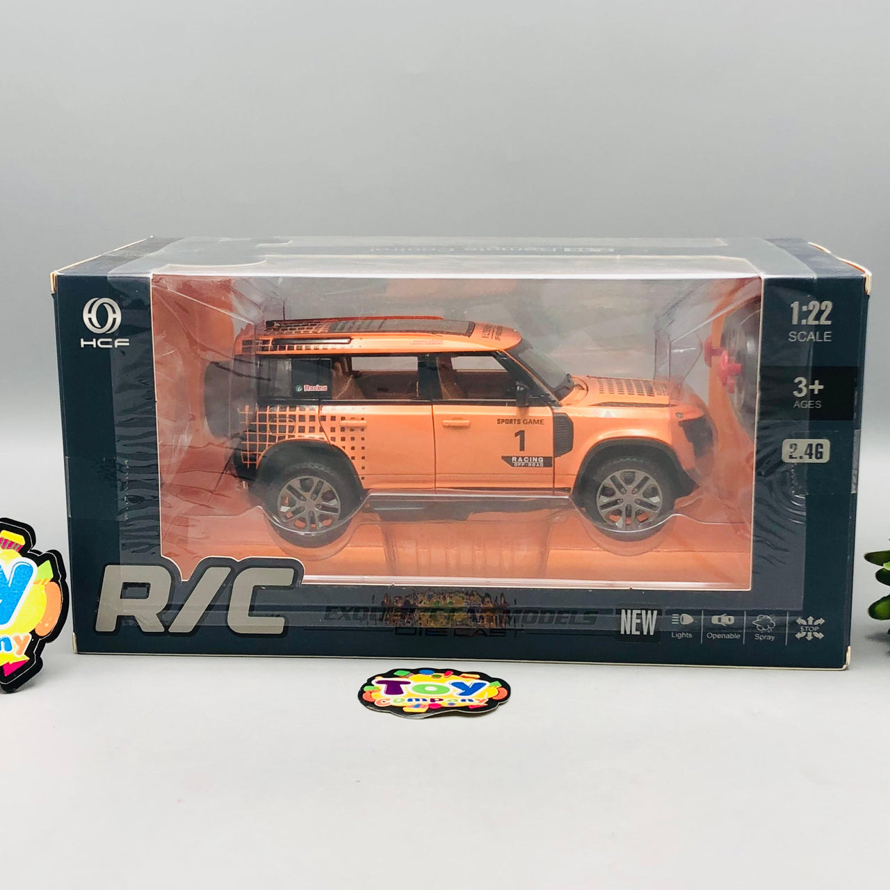 1:22 RC Diecast Wilderness Defender Model Car With Smoke