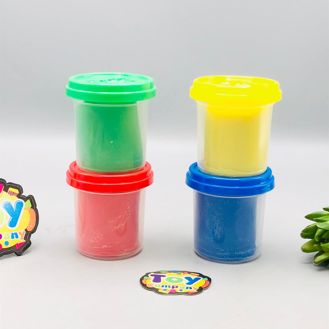 140g Kids Colorful Play Dough Set - 4Pcs