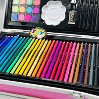 145Pcs Premium Stitch Themed Kids Painting Kit Briefcase