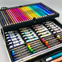 145Pcs Premium Stitch Themed Kids Painting Kit Briefcase