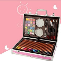 145Pcs Premium Girls Themed Kids Painting Kit Briefcase