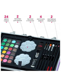 145Pcs Premium Girls Themed Kids Painting Kit Briefcase