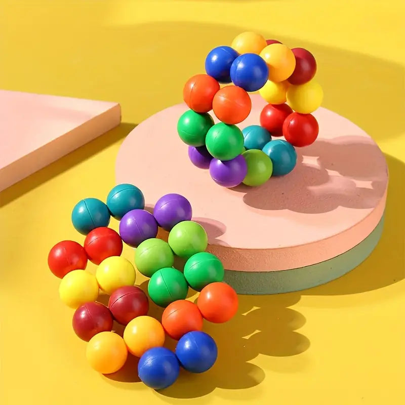 Montessori Rainbow Twisting Magic Puzzle Balls