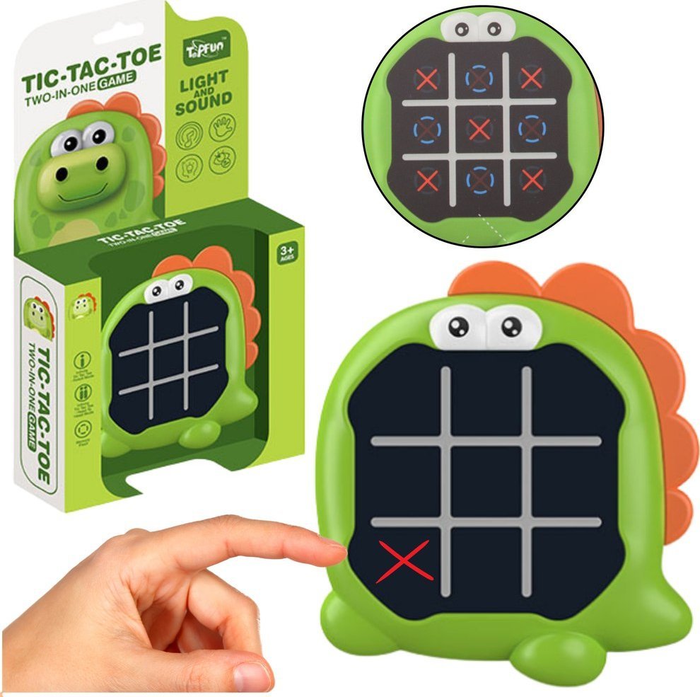 2in1 Dinosaur Tic-Tac-Toe Digital Game
