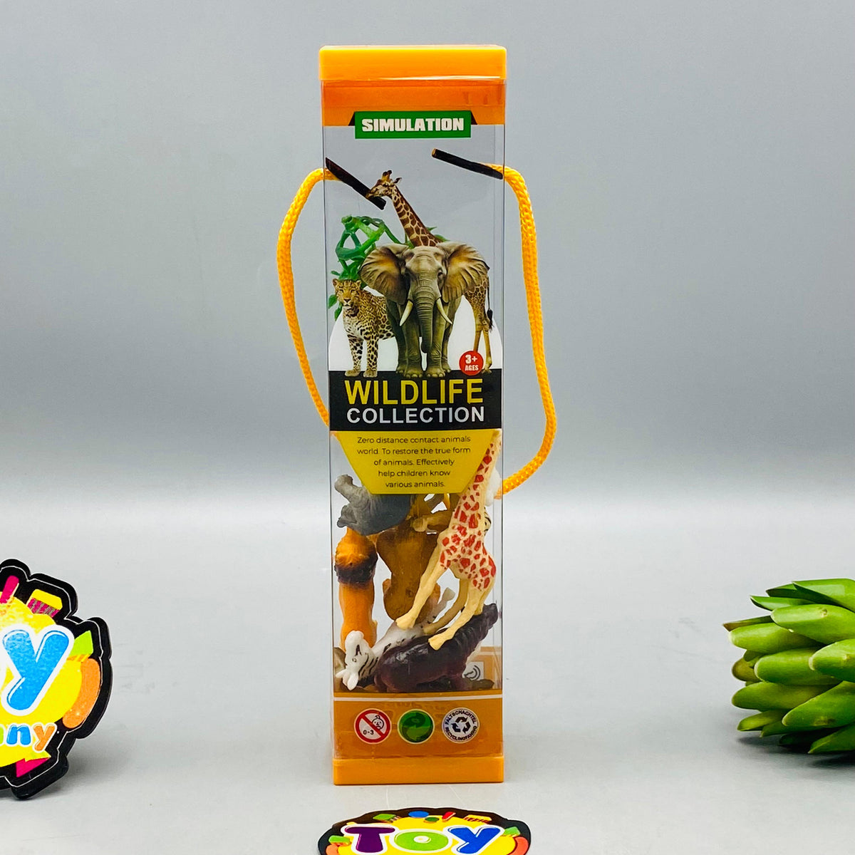 14Pcs Kids Premium Wild Animals Set 