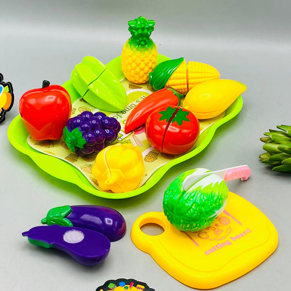 14Pcs Pretend Play Food Cutting Set