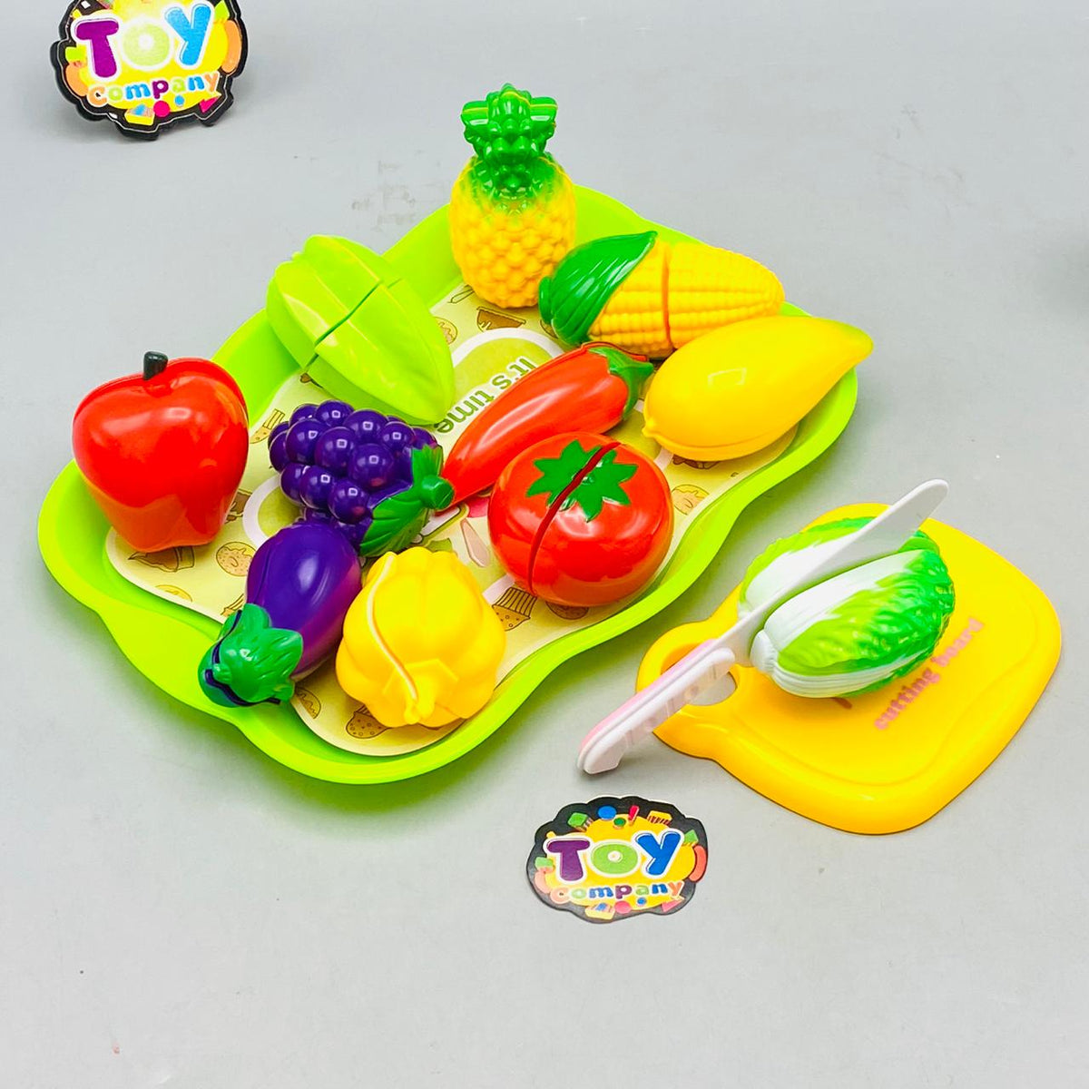 14Pcs Pretend Play Food Cutting Set