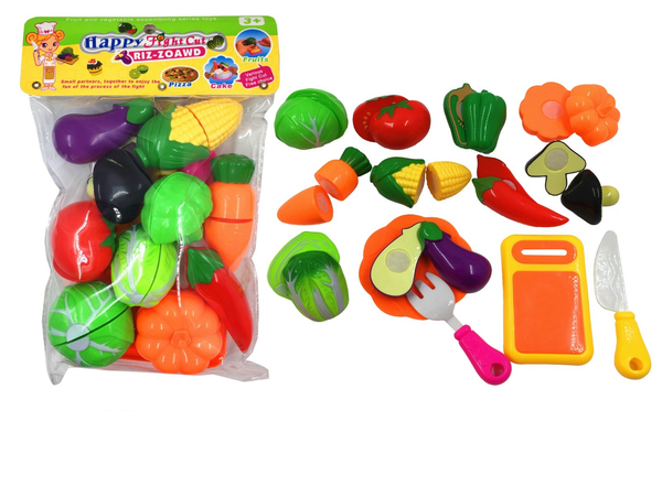 14Pcs Pretend Play Vegetables Cutting Set