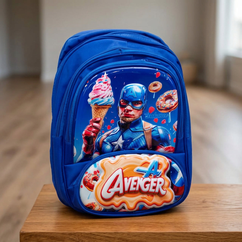 14 Inch 3D Shell Avengers Backpack
