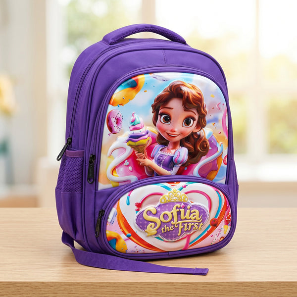 14 Inch 3D Shell Sofia The First Backpack