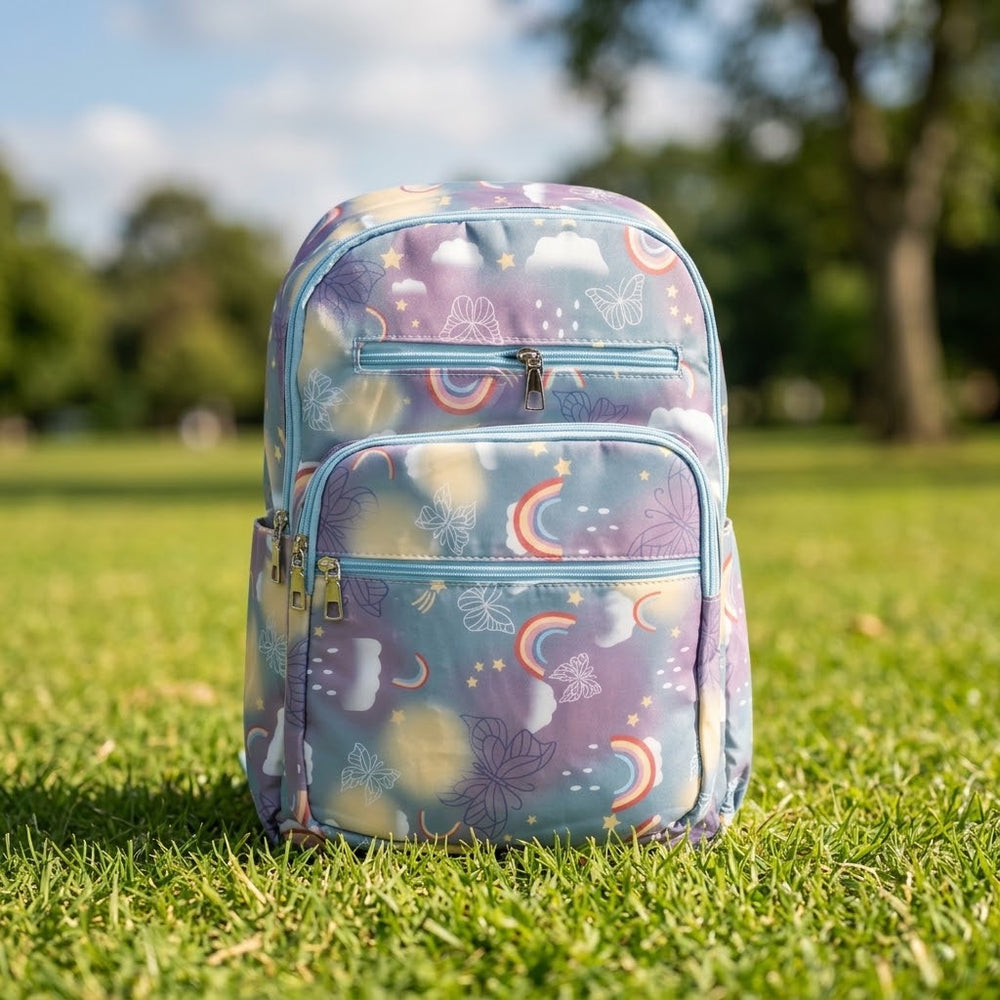 14 Inch Cloud Print Kids Backpack