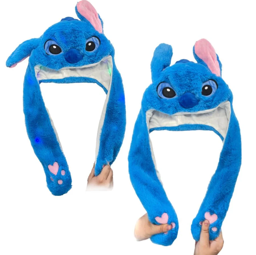 Premium Kids Stitch Luminous Glowing Ear Flaps Cap