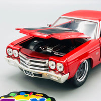 Jada 1:24 Diecast Fast & Furious Dom's Chevrolet Chevelle SS Model