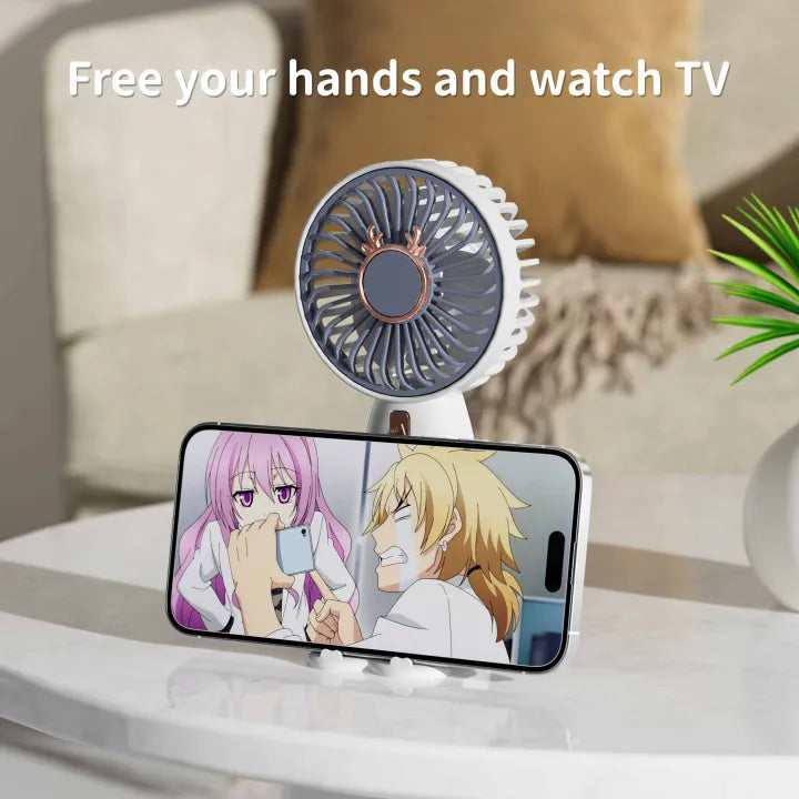 Rechargeable Hello Summer Mini Fan With Separate Base