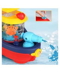 Transparent Water Cannon Boat With Light & Music