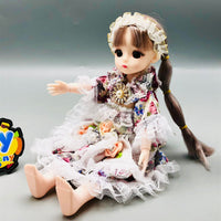 11* Inches Premium Movable Joints Fairy Doll