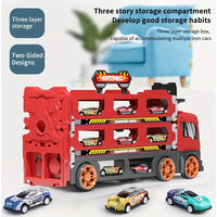 Deformation Ejection Truck Slide Drive - 6 Metal Cars