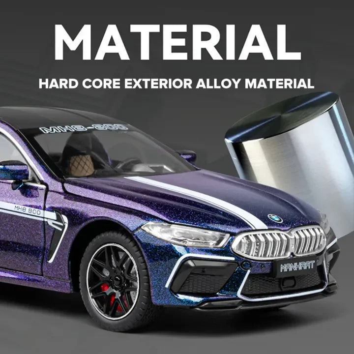 1:24 Diecast BMW M8 Manhrat Model Car