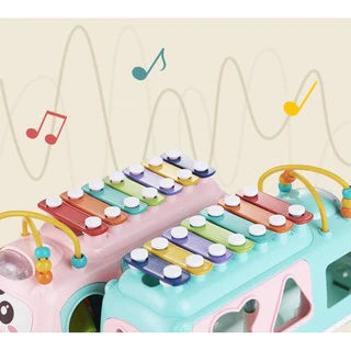 Huanger Multi-functional Xylophone Music Bus