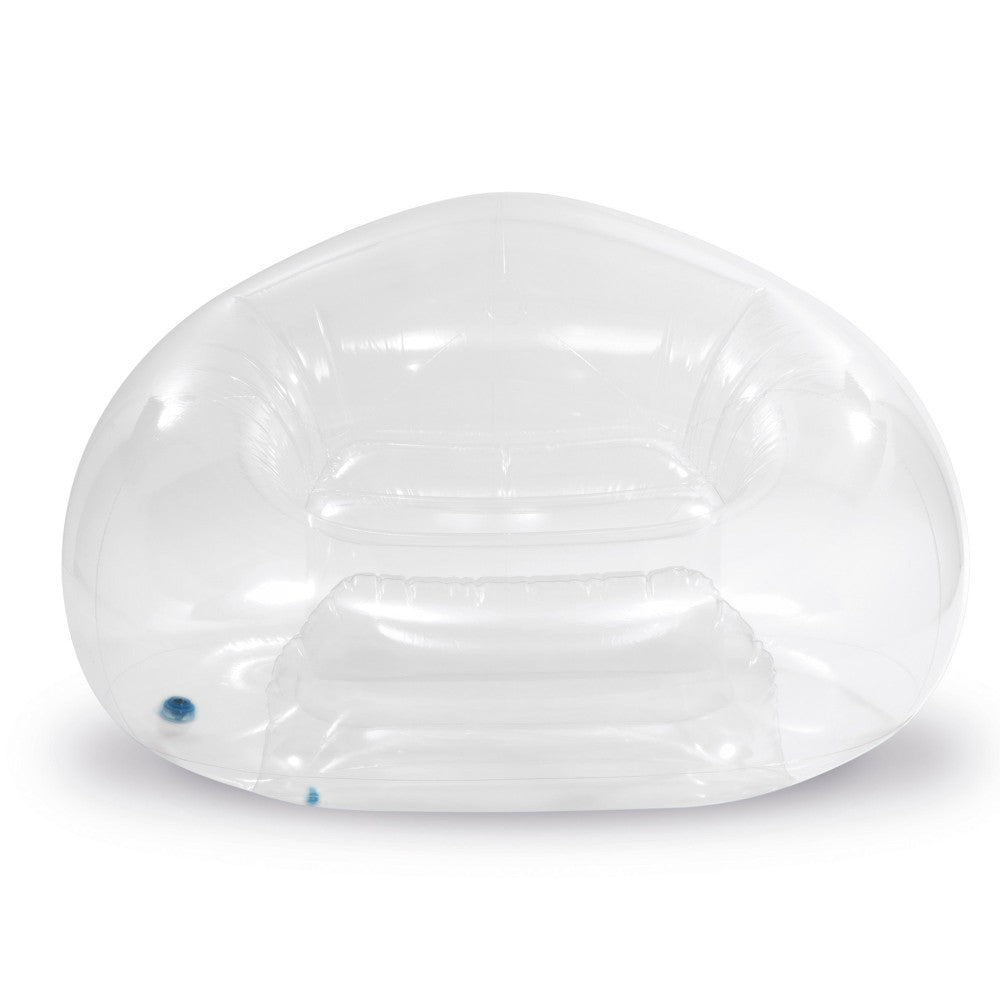 INTEX Transparent White Beanless Bag Chair 127x137x74cm