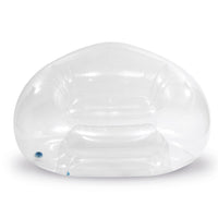 Thumbnail for INTEX Transparent White Beanless Bag Chair 127x137x74cm