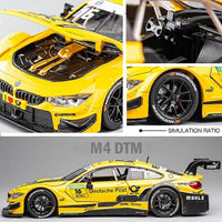 1:24 Diecast BMW M4 DTM H&R Official Licensed Model Car