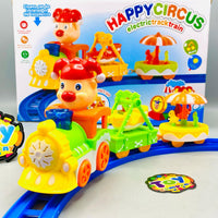 15Pcs Circus Themed Train Track Set