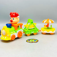 15Pcs Circus Themed Train Track Set