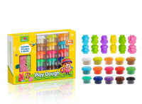 15Pcs Kids Colorful Play Dough Set With Molds